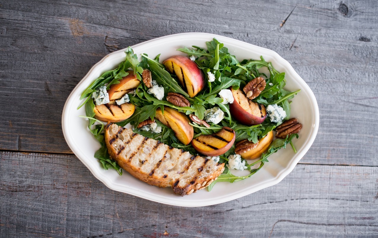 Grilled Peach Salad