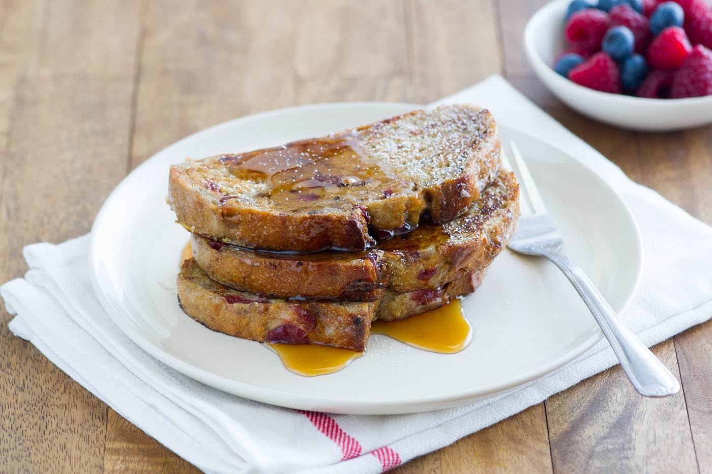 Cranberry Walnut French Toast
