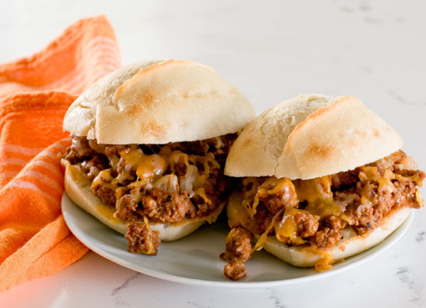 Individual Baked Sloppy Joes