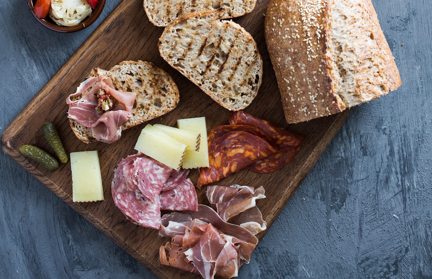 Rustic Charcuterie Board