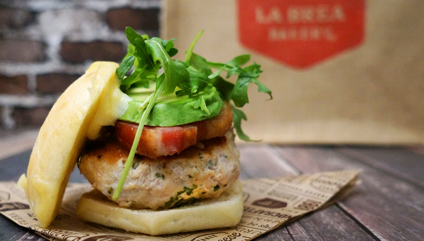 Bacon Chicken Burgers - Hamburger Recipes | La Brea Bakery
