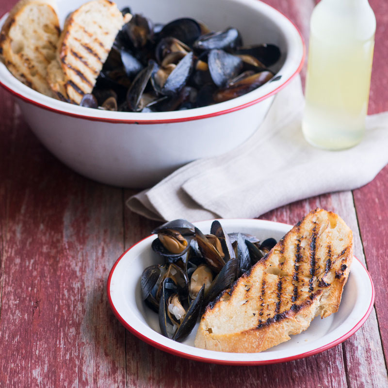 Mussels in White Wine Sauce