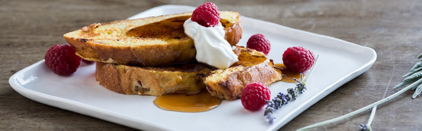 Cranberry White Chocolate French Toast