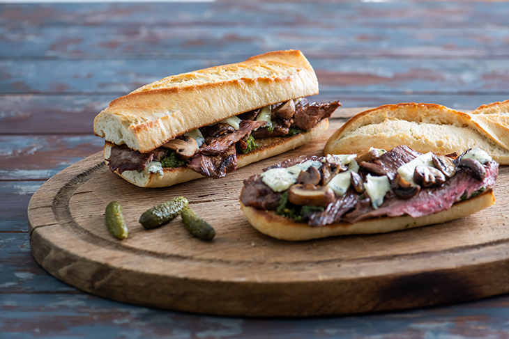 Grilled Steak Sandwich (With Video)