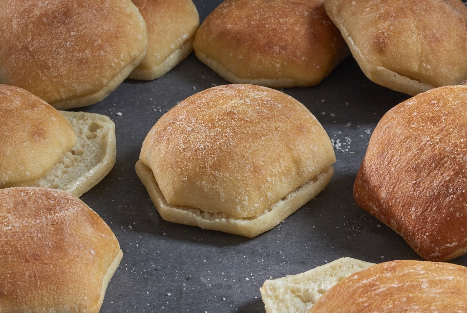 Telera Slider Rolls, Sliced