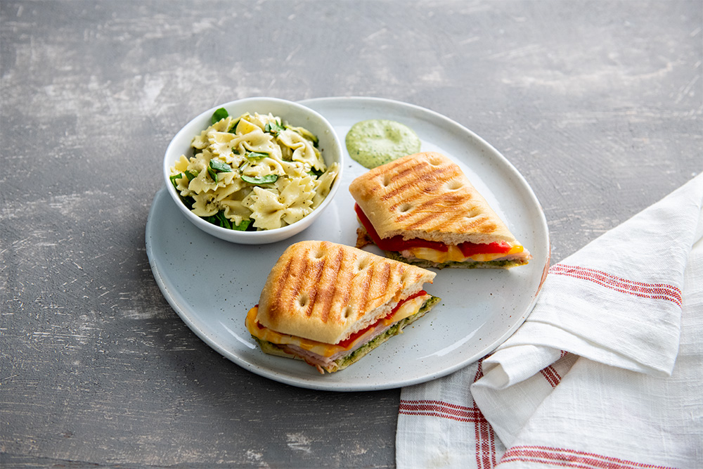 Turkey and Pesto Aioli Panini