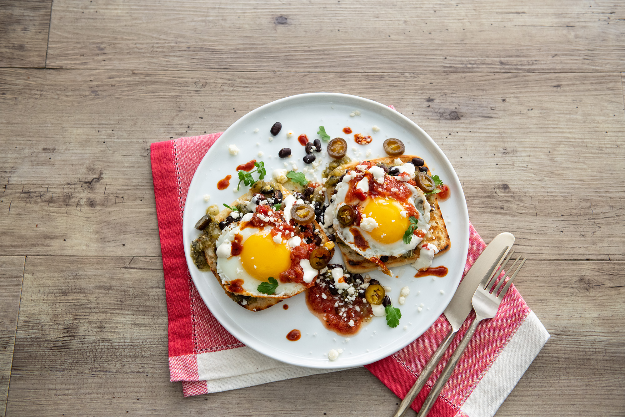 Huevos Rancheros with Panini Toast