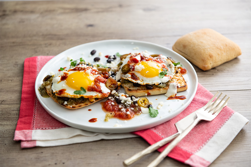 Huevos Rancheros with Panini Toast