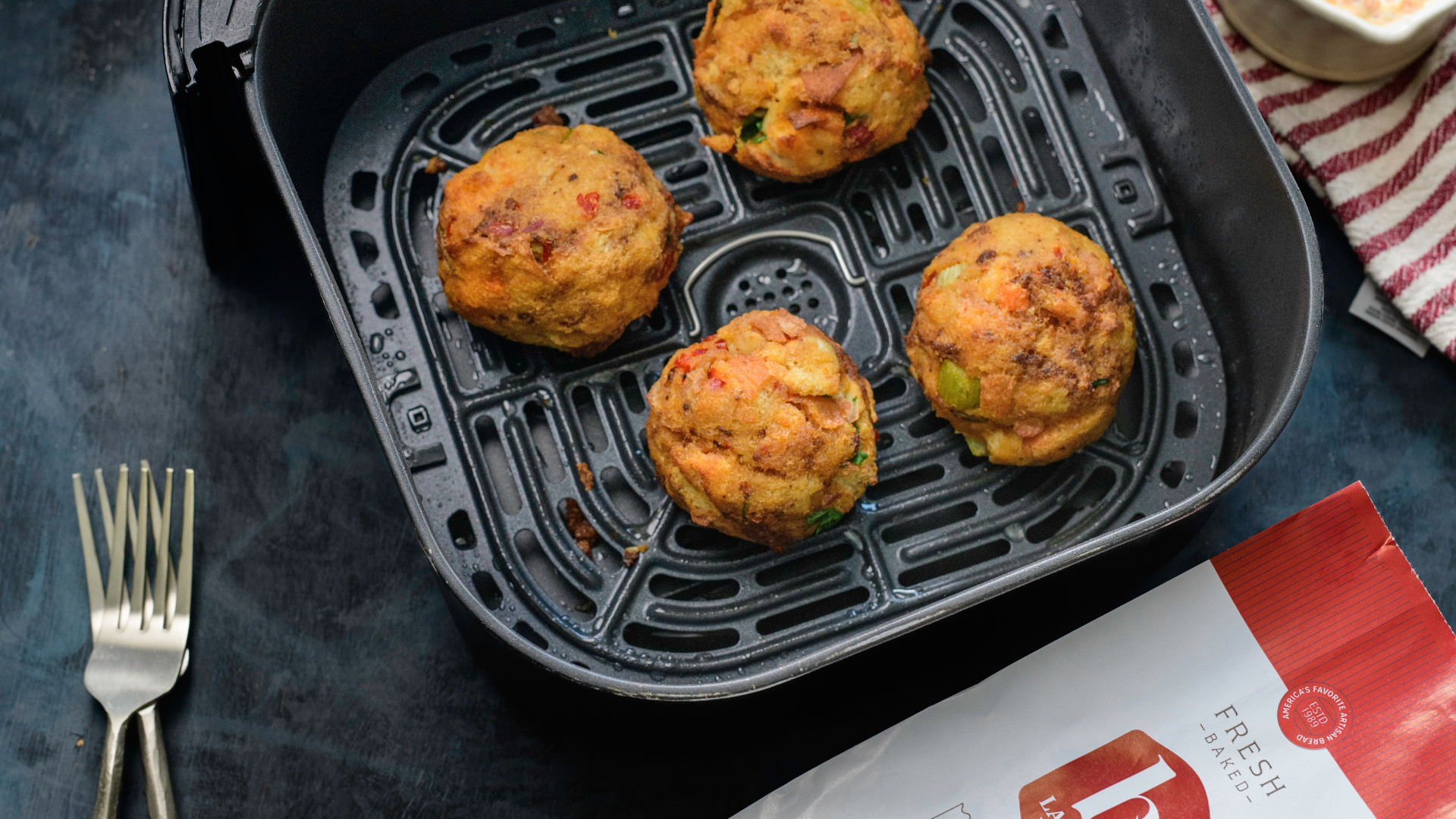 Calabrian Chili Stuffing Air Fryer Balls