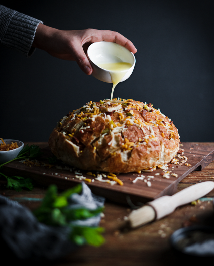 La Brea Bakery Italian Round Loaf Jalapeno Cheesy Pull Apart Bread Recipe