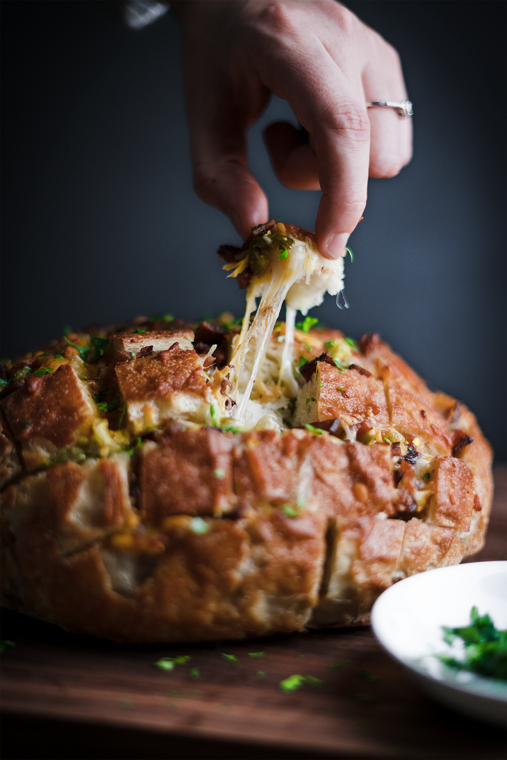 La Brea Bakery Italian Round Loaf Jalapeno Cheesy Pull Apart Bread Recipe