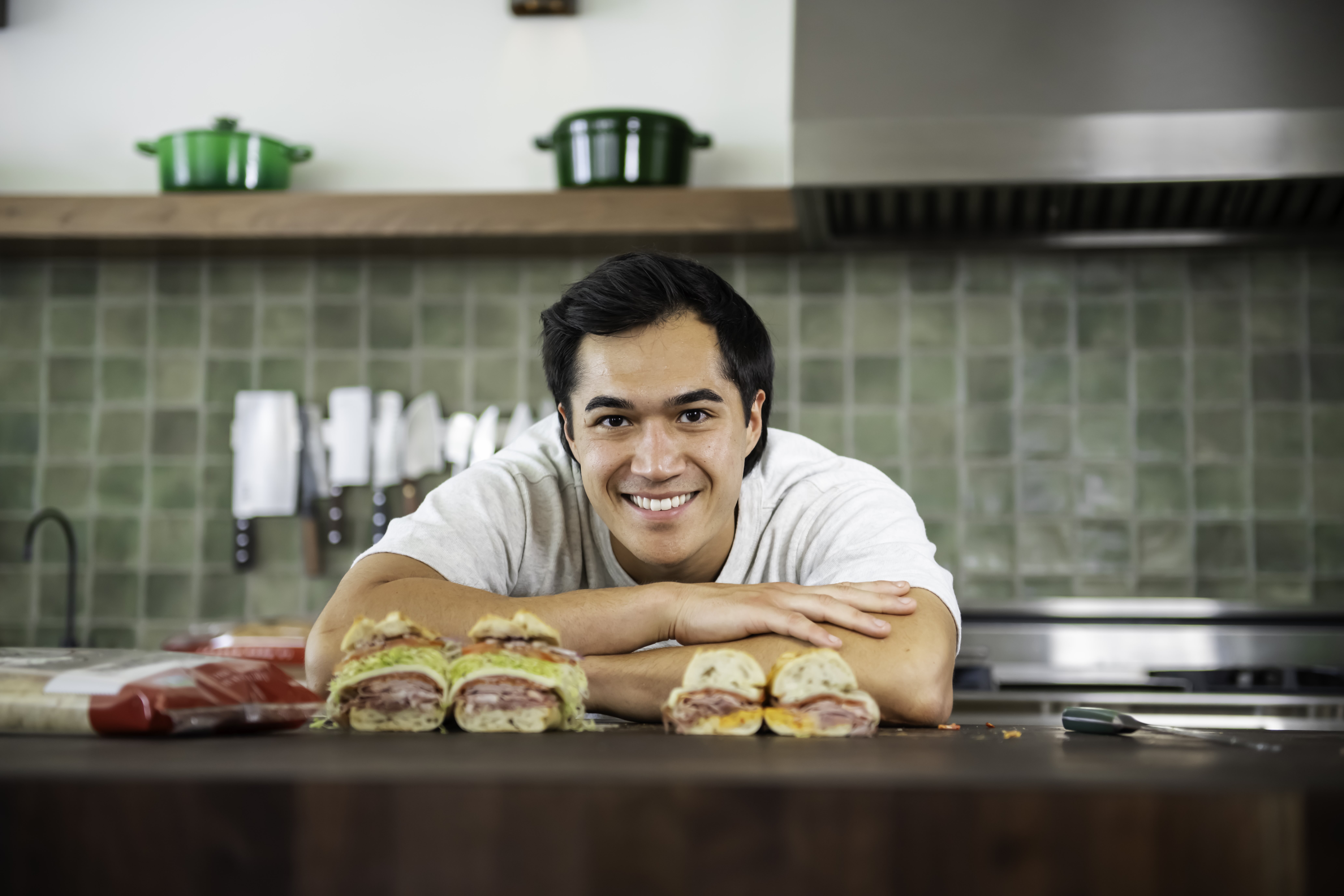 Owen Han, Italian Subs Two Ways, Take & Bake Twin Pack French Baguette, Take & Bake French Dinner Rolls