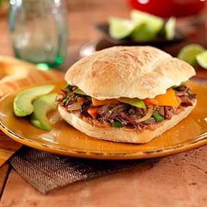 Spicy Southwest Beef Torta