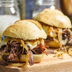 Leftover Pot Roast Sandwich