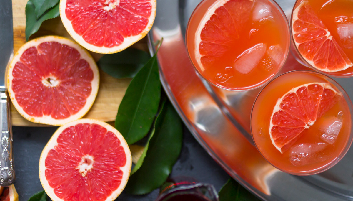 Sparkling Blood Orange Mocktail