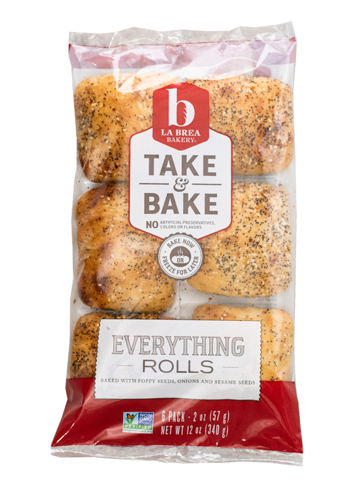 Take & Bake Everything Rolls