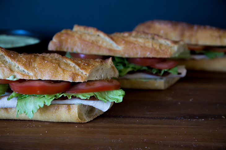 La Brea Bakery French Baguette Green Goddess Sandwiches