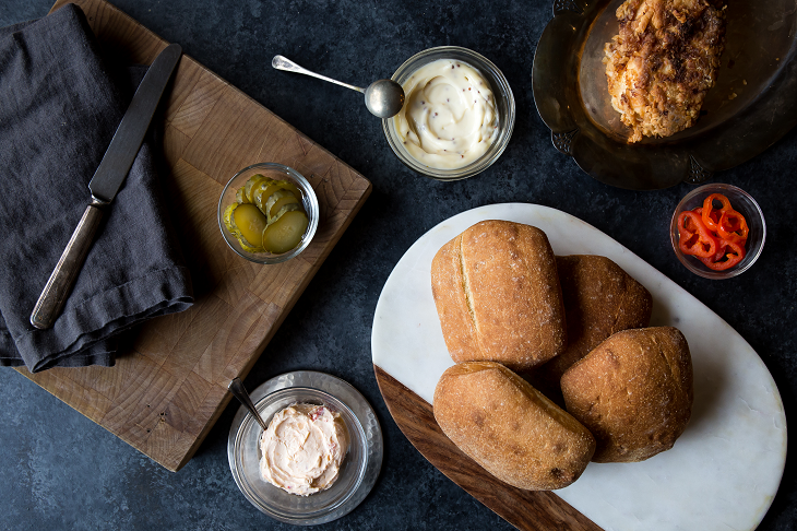 La Brea Bakery Telera Roll Fried Chicken Sandwich Ingredients