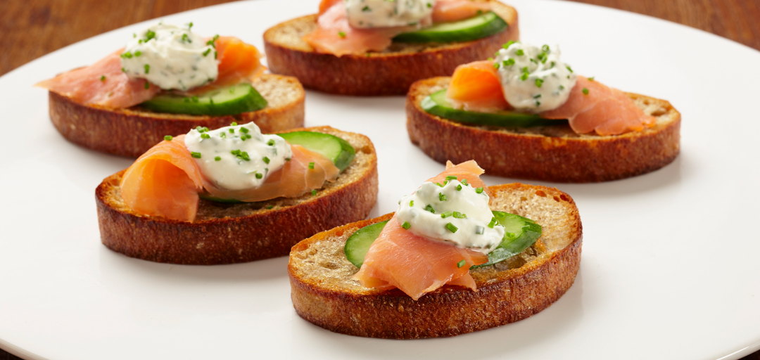 Smoked Salmon Crostini