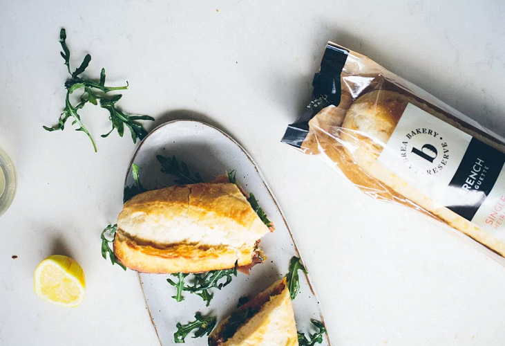 La Brea Bakery Reserve French Demi Baguette Garlic Confit Prosciutto Sandwich
