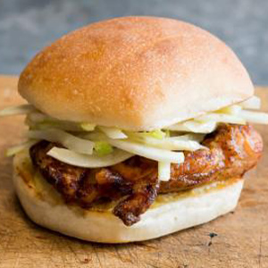 Fried chicken slider