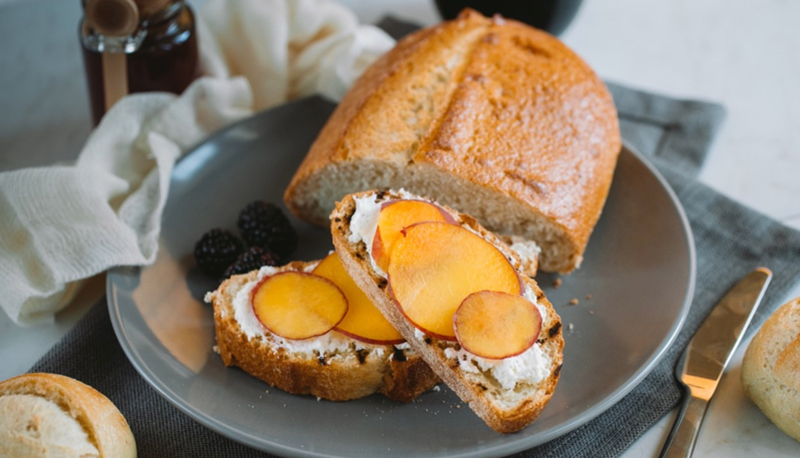 Open-Faced Golden Beet Tartine