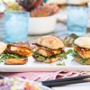 Grilled Chicken Slider Melts with Bacon and Carolina Mustard Sauce