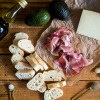 French Baguette Cheese and Meat Board