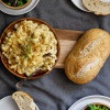 Mac and Cheese and Rosemary Olive Loaf