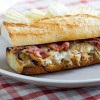 French Onion Grilled Cheese with Gruyere and Bacon