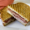 Autostrada Sandwich with Meat on Rustic Country White Sandwich Bread