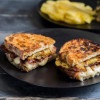 Hawaiian Grilled Cheese Sandwiches on Toasted Sunflower Honey Loaf
