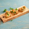 Thai Shrimp Toasts with Mint Lime Aioli
