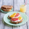 Rustic Heirloom Tomato Toast