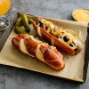 Pretzel Sausage Bun Caramelized Onions