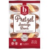 Pretzel sausage buns in packaging
