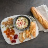 Grilled Baguette with Baked Brie