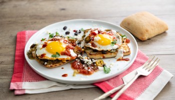 Huevos Rancheros with Panini Toast