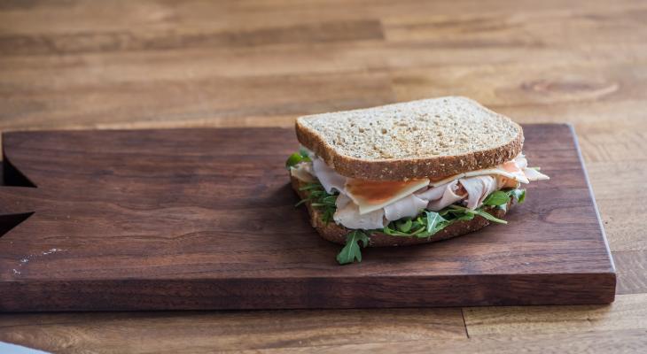 Spicy Smoked Turkey and Jack Sandwich