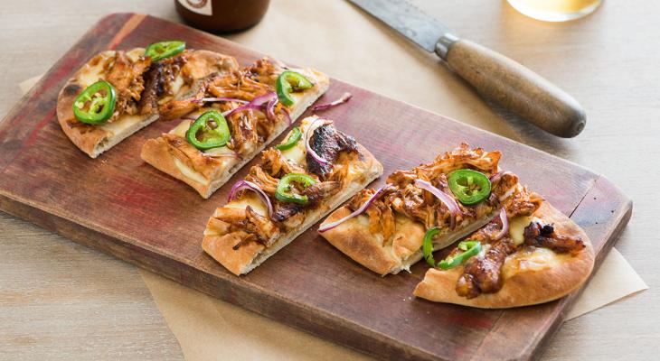 BBQ Chicken Flatbread Pizza