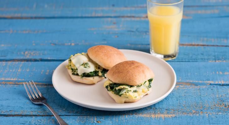 Eggs Florentine Breakfast Sandwich Sliders