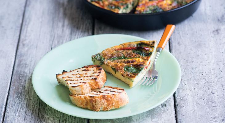 Cast Iron Grilled Frittata Recipe