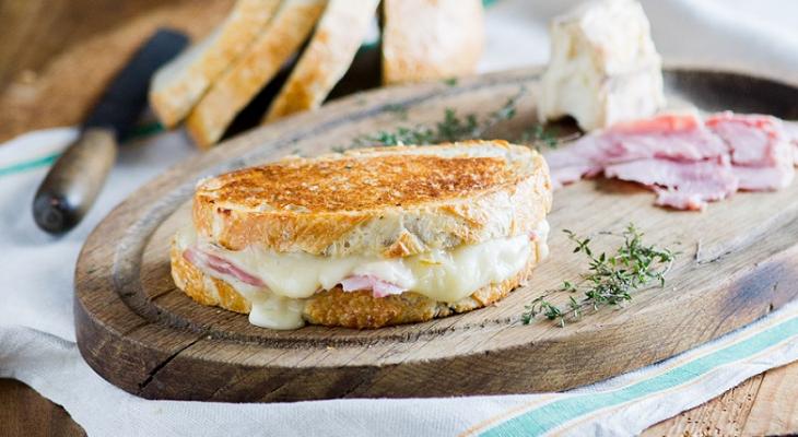 Ham and Taleggio Grilled Cheese