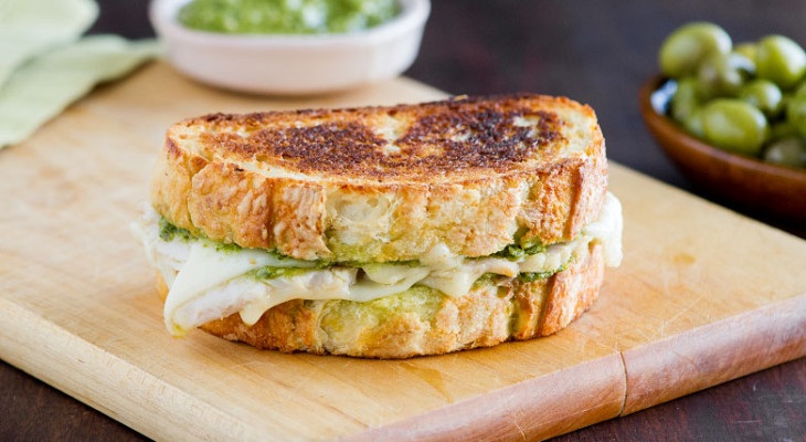 Pesto, Turkey and Swiss Melt La Brea Bakery Pesto, Turkey and Swiss Melt La Brea Bakery