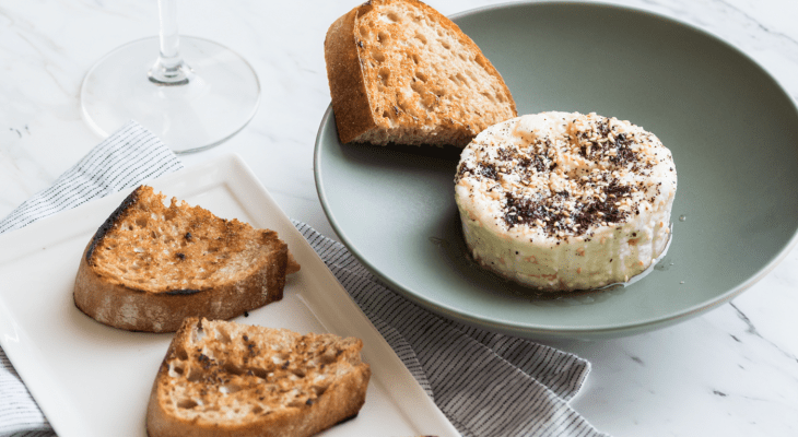 Fresh Ricotta and Honey Crostini