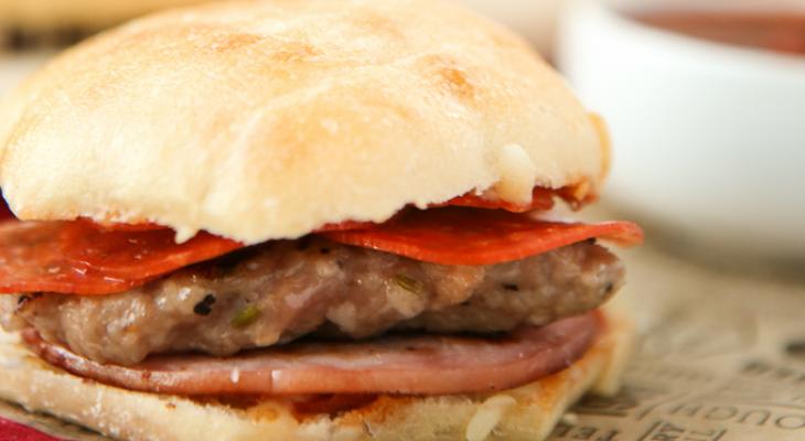 Meat Lovers pizza slider