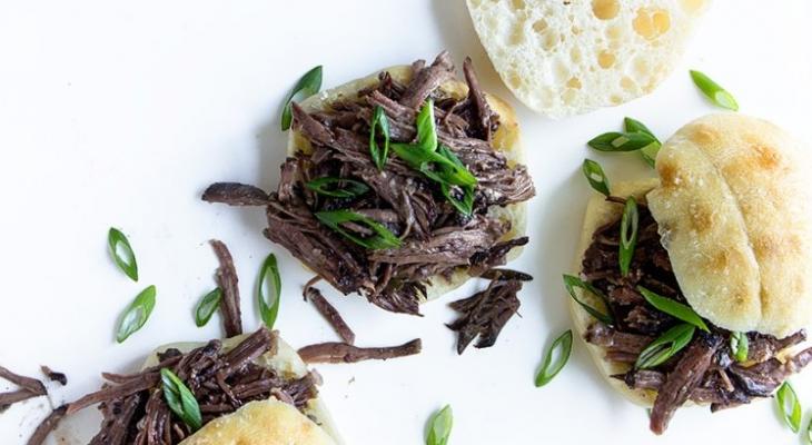 Beer Braised Short Rib Sliders