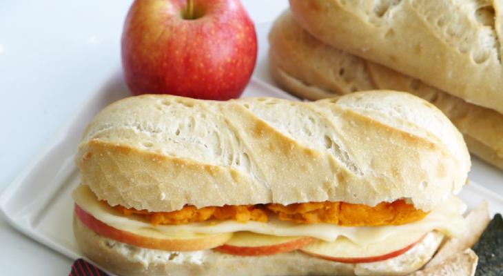 Sweet Potato And Cheese Baguette Sandwich La Brea Bakery