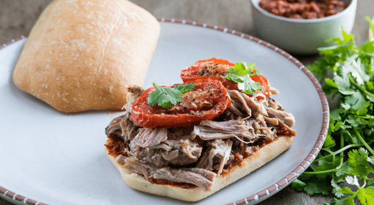 Rosemary Braised Carnitas Torta Recipe