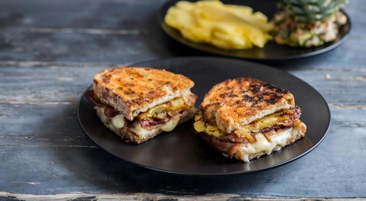 Hawaiian Grilled Cheese Sandwich 
